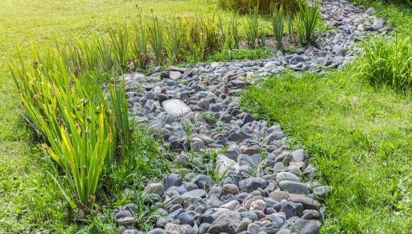 River Rock Garden Installation in Bountiful