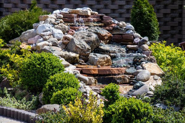 River Rock Landscaping in Bountiful