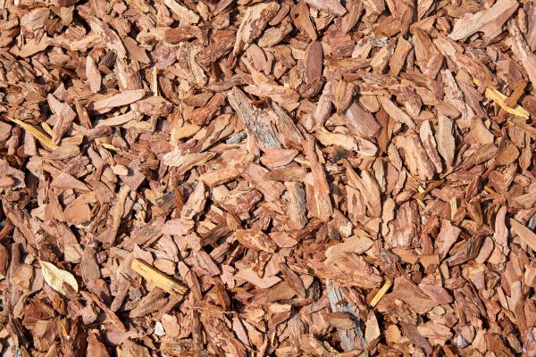 Pine Mulch Spreading in Bountiful