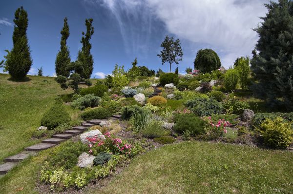 Steep Terrain Landscaping in Bountiful