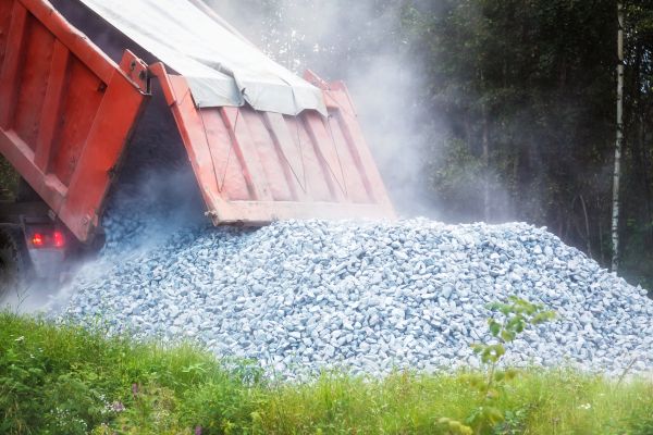 Limestone Gravel Delivery in Bountiful