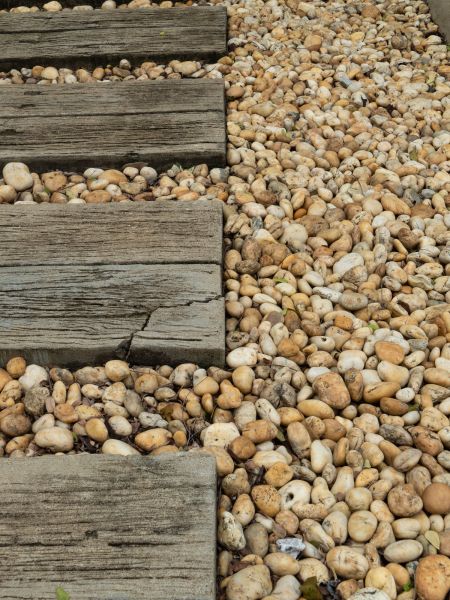 Pea Rock Installation in Bountiful